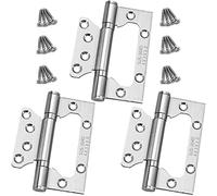 Charnières, Charnière à battants en acier inoxydable 304 épais, 3 pièces, for porte en bois de chambre à coucher, charnière à roulement silencieux