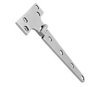 Charnières - Charnières à roulement à billes en acier inoxydable | Charnière à bout chromée, charnière de porte extérieure antirouille, couvercle de boîtier de porte à sangle moulée solide et solide a