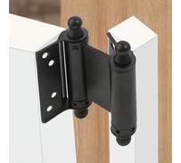 Charnières commerciales à double action avec construction en acier et montage multi-trous pour un alignement constant sur les cadres de portes battantes (12,7 cm)