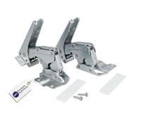 2x Charnières de porte réfrigérateur compatibles avec Bosch Balay Gaggenau Miele Neff Siemens De Dietrich 00481147 481147