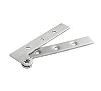 Charnières d'arbre de porte en acier inoxydable - Charnière supérieure et inférieure - Boucle de meubles pour armoires de fenêtre - S/L/XL - Robuste