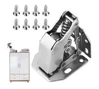 Charnières d'armoire entièrement superposées - Charnières pour portes de meubles avec vis, ferrures en métal résistant | Armoire de rangement, armoire, bol d'exposition, accessoires P