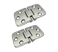 Charnières d'armoire épaisses à 180° - Swing lisse - Construction antirouille - Quincaillerie de porte robuste - Installation à bout fendu - Charnières à flexion lisse - Non ternies