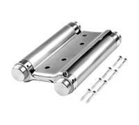 Charnières d'armoires superposées Charnières de po Charnièr À Double Ressort De Porte Bidirectionnelle En Acier Inoxydable Fermeture Automatique(6inch)
