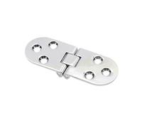 Charnières d'armoires superposées Charnières de po Charnière À Rabat Pliante En Alliage De Zinc Et Acier Inoxydable For Porte D'armoire Tiroir(Silver-20PCS)