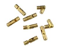 Charnières de baril 100 pièces/lot, coffre à bijoux en laiton massif, boîte à musique, caisse en bois de vin, charnière Invisible cachée 4mm 5mm(4x25.0mm)