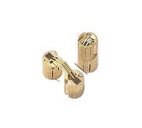 Charnières de baril 2 pièces 8-18mm, porte en cuivre et laiton, cylindrique cachée, charnière de meuble Invisible dissimulée for le matériel(16mm)