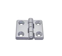 Charnières de contrôle de position robustes CL50-1, charnières de porte dissimulées for panneau électrique, 1 pièce(Silver,CL50-2)