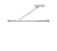 Charnières De Fenêtre Window Limiter Stopper Sliding Lock Catch Fittings Windproof Brace(SilverB type-Free Punch)