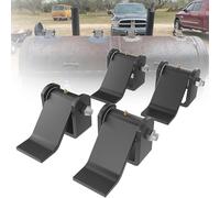 Charnières de hayon de remorque à benne basculante avec bague en métal et zerk de graisse pour portail, porte de portail, soudure robuste et graissable, charnière de portail/rampe de chargement sur