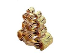 Charnières de meubles cylindriques en laiton de 8 à 18 mm, charnières de porte invisibles dissimulées pour quincaillerie et boîte-cadeau (8 mm)