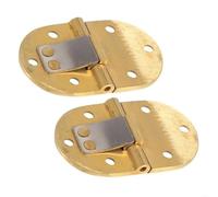 Charnières de plateau rondes robustes en laiton 4XFD, accessoires avec vis, 2 pièces