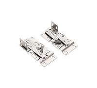 Charnières de plateaux rabattables for armoires cuisine, charnière pivotante à 45 degrés fermeture automatique for tiroir d'évier, organisateurs salle bains, chaussures, 2 pièces