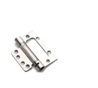 Charnières de portail invisibles à fermeture automatique - Lot de 3 ferme-portes automatiques pour parents, charnière à ressort de 10,2 cm, sans fente, idéal pour la sécurité et la commodité