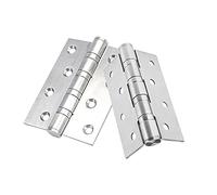 Charnières de porte 2 pcs, robinetterie de meubles de 4 pouces / 5 pouces Charnière pour la chambre de cuisine de la chambre à coucher DIY Accessoire de décoration(5 inch door hinge)