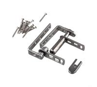Charnières de porte à double action en acier inoxydable à fermeture automatique pour portes battantes de café, bar, salon, matériel à ressort robuste, capacité de charge de 10 à 20 kg