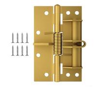 Charnières de porte à fermeture automatique de 10,2 cm avec fermeture automatique et mécanisme à ressort pour maintenir un positionnement précis à 90 degrés pour les portes dans plusieurs paramètres