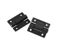 Charnières de porte à roulement à billes Charnière 2 Pièces Charnière Arrêt Libre Positionnement Plate Armoires Portes Couple Réglable Amortissement For Fenêtres(Zwart)