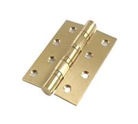 Charnières de porte à roulement à billes Charnière Charnière pivotante silencieuse en acier inoxydable, épaisse et robuste, for porte de toilette intérieure(Yellow bronze)