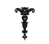 Charnières de porte à roulement à billes Charnière Lot De 2 Charnière Plaquées Bout À For Portes D'armoires, Ferrures Meubles Décoratives, 113 X 69 Mm(Zwart)