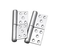 Charnières de porte à roulement à billes Charnière Lot De 2 Charnière Porte En Acier Inoxydable Forme Drapeau, 4 Pouces, For Chambre À Coucher, Accessoires Meubles(4inch-1.5 Thick)