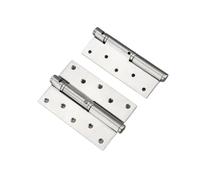 Charnières de porte à roulement à billes Charnière Lot De 2 Charnières Porte À Fermeture Automatique En Acier Inoxydable Ressort Réglable