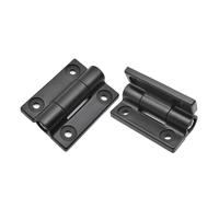 Charnières de porte à roulement à billes robustes Charnière D'amortissement De Couple Réglable, 2 Pièces(36x28mm Black)