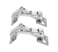 Charnières de porte à roulement à billes robustes Lot De 2 Charnières Porte Dissimulées Robustes À 170 Degrés, En Acier Laminé Froid, For Armoires