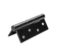 Charnières de porte à roulement en acier inoxydable, 2 pièces, bois, noire, muette, Gemel, portes lourdes, quincaillerie meubles Pour La Maison