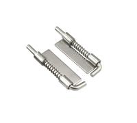 Charnières de porte, Charnière d'armoire, boulon à ressort, loquet rétractable, fer amovible, acier inoxydable 304(Iron Without hole)