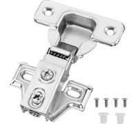 Charnières de porte d'armoire VEVOR, lot de 60 charnières de meuble partiellement en applique, angle d'ouverture de 100 degrés, soft-close, charnières cachées
