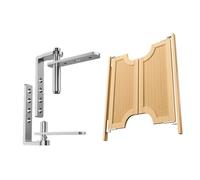Charnières de porte de café à double action en acier inoxydable - Mécanisme de porte battante à fermeture automatique pour portes de salon et de bar - Quincaillerie robuste pour porte de cuisine