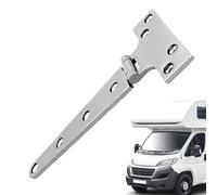 Charnières de porte de grange - Charnières de hangar en acier inoxydable 316, charnière de portes forgée antirouille, charnièrs de sangle de porte extérieure avec vis | Charnièrs en fonte robustes po