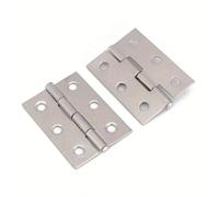 Charnières de porte de placard 10Pcs Stainless Steel Hinge Wooden Box Mini Hinge Door Fitting For Various Wooden Doors Entrance Doors