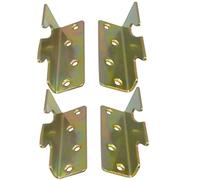 Charnières de porte de placard à fermeture douce, 4 cintres à l'ancienne, verrouillage de sécurité, charnière de connexion de sécurité, support de fixation de portail, vis de meubles, guide