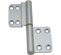 Charnières de porte de salle de bain à faire soi-même, charnières séparées en aluminium de 94 x 41 mm, charnières de porte de salle de bain solides et durables, charnières 100 % neuves