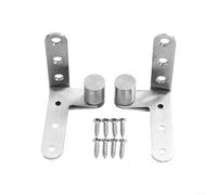 Charnières de porte dissimulées haute performance fabriquées en acier inoxydable pour une longévité dans le temps (argent)