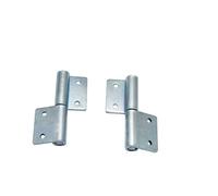 Charnières de porte industrielles en acier inoxydable à 180 degrés, en alliage de zinc, for panneau de commutation électrique, 1 pièce(Iron blue zinc plating)