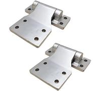 Charnières de porte industrielles robustes en acier inoxydable brossé pour une durabilité et une résistance accrues dans les zones à fort trafic
