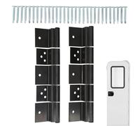 Charnières de porte intérieure, charnières de porte de camping-car | Kit de charnière de porte d'entrée de camping-car haute résistance, pièces de camping-car - Charnière de porte à rampe robuste, Kit