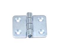 Charnières de porte plate et pliante, 1 pièce, coque électrique, charnières de porte d'armoire industrielle(IronBlueZinc (15pcs))
