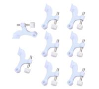 Charnières de porte résistantes de couleur blanche, faciles à installer, butées de porte de type américain, charnières blanches luxueuses pour diverses résistances à la rouille