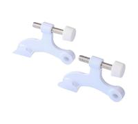 Charnières de porte résistantes de couleur blanche, faciles à installer, butées de porte de type américain, charnières blanches luxueuses pour diverses résistances à la rouille
