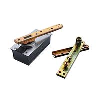 Charnières de Porte rotatives robustes charge 400kg Acier inoxydable 5'' Charnières pivotantes dissimulées 360° Charnière à pivot de porte pour porte tournante d'hôtel Porte de l'entrepôt 1 jeu