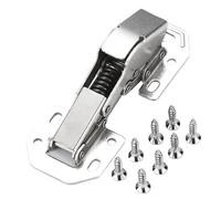 Charnières de porte sans perçage - Pièce de montage robuste, engrenage caché pour placard, baguette de support de garde-robe | Outil de fixation pour meubles, matériel en moi