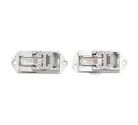 Charnières de rechange en métal pour ordinateur portable, compatibles avec Pro 5, Pro 6 et Pro 7, kit de charnière gauche et droite pour ordinateur portable avec béquille (argent)