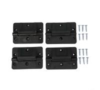 Charnières de rechange en plastique pour coffres à glace et glacières Igloo 150-165 QT - Lot de 2 ou 4 avec vis en acier inoxydable, pour une installation facile, sans perçage (4 pièces)