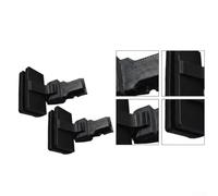 Charnières de rechange pour réparation de couvercle de tourne-disque Sony | Matériau ABS de haute qualité, résistant à l'usure, utilisation quotidienne durable, finition noire élégante