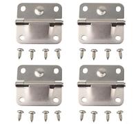 Charnières de refroidissement en acier inoxydable de rechange pour Coleman - Kit de réparation de couvercle résistant avec vis pour coffre à glace, accessoires de camping