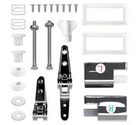 Charnières de siège de toilette à fermeture douce en ABS robuste et alliage de zinc pour une utilisation fiable et compatible avec divers accessoires de siège de toilette